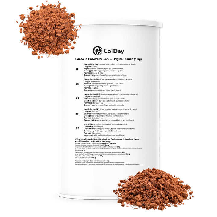 Cacao in polvere 22-24%