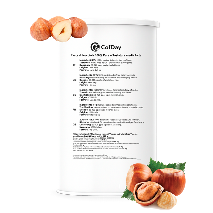 Pasta di Nocciola 100% Pura – Tostatura media forte